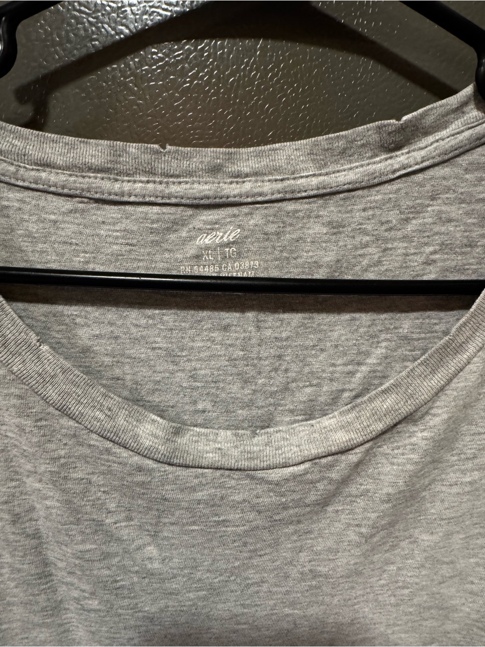 aerie Relaxed Crewneck Tee - Light Gray Size XL - Picture 6 of 9
